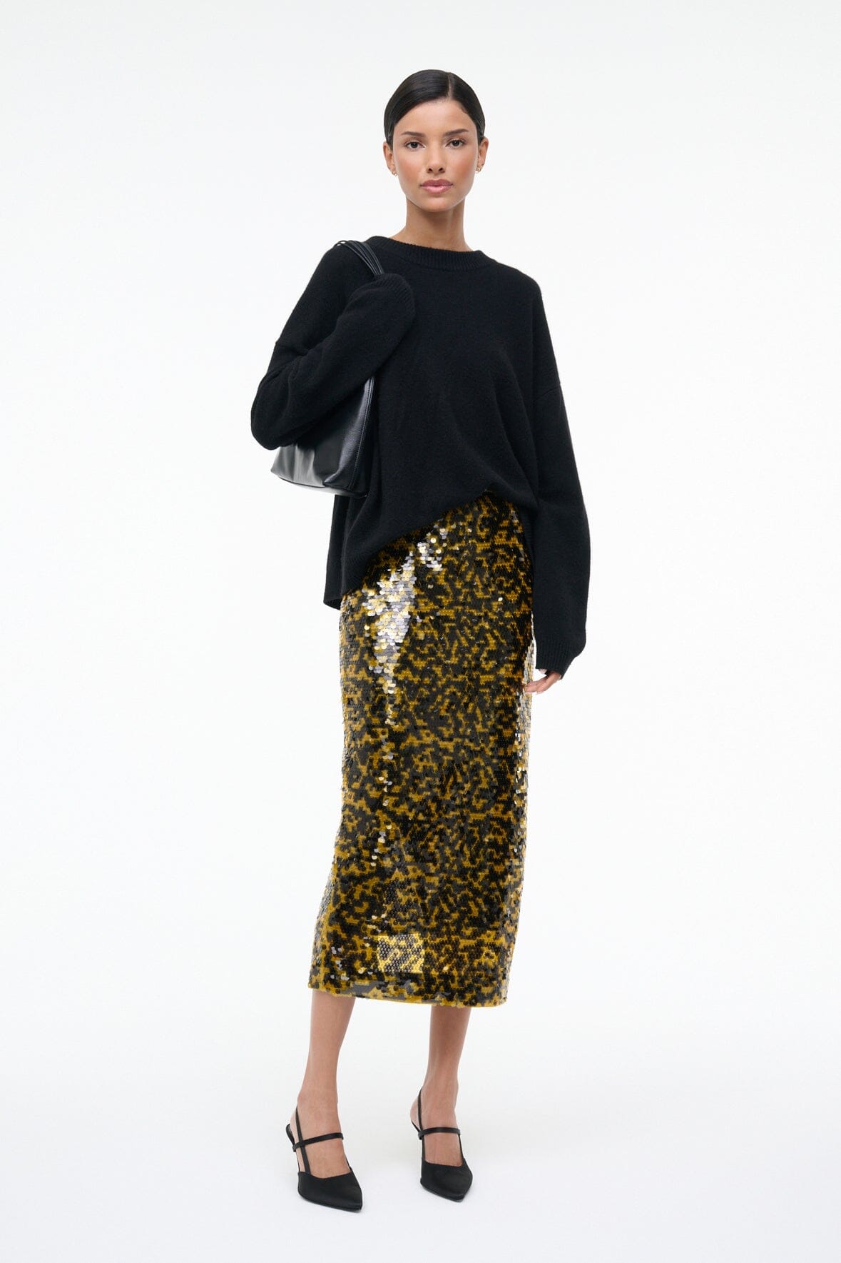 CIARA SKIRT | TURMERIC BLACK