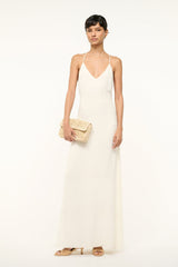 MACHU SILK DRESS | IVORY
