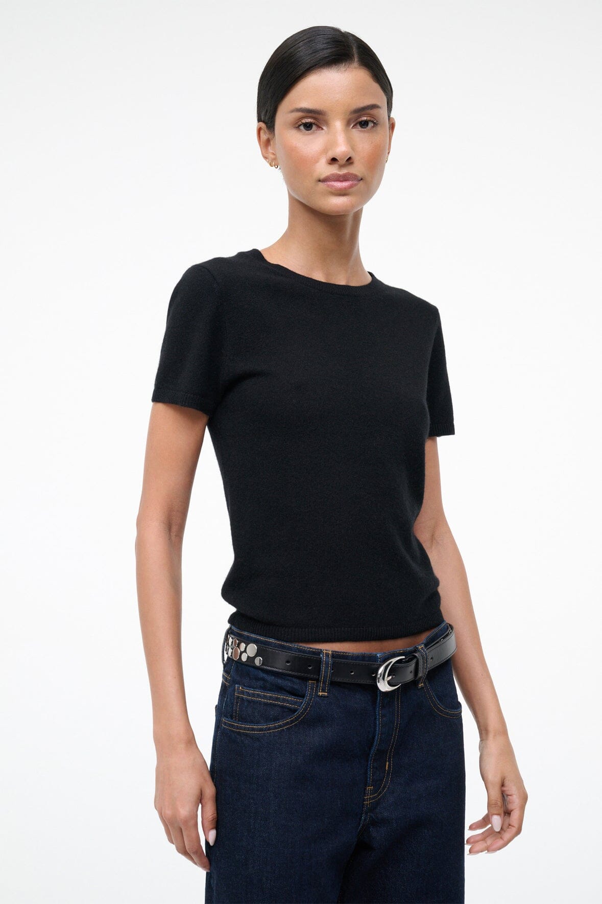 MOON BUCKLE BELT | RIVETS