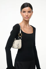 OLLIE BAG | WHITE SNAKE