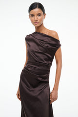 PHARE SILK DRESS | EARTH