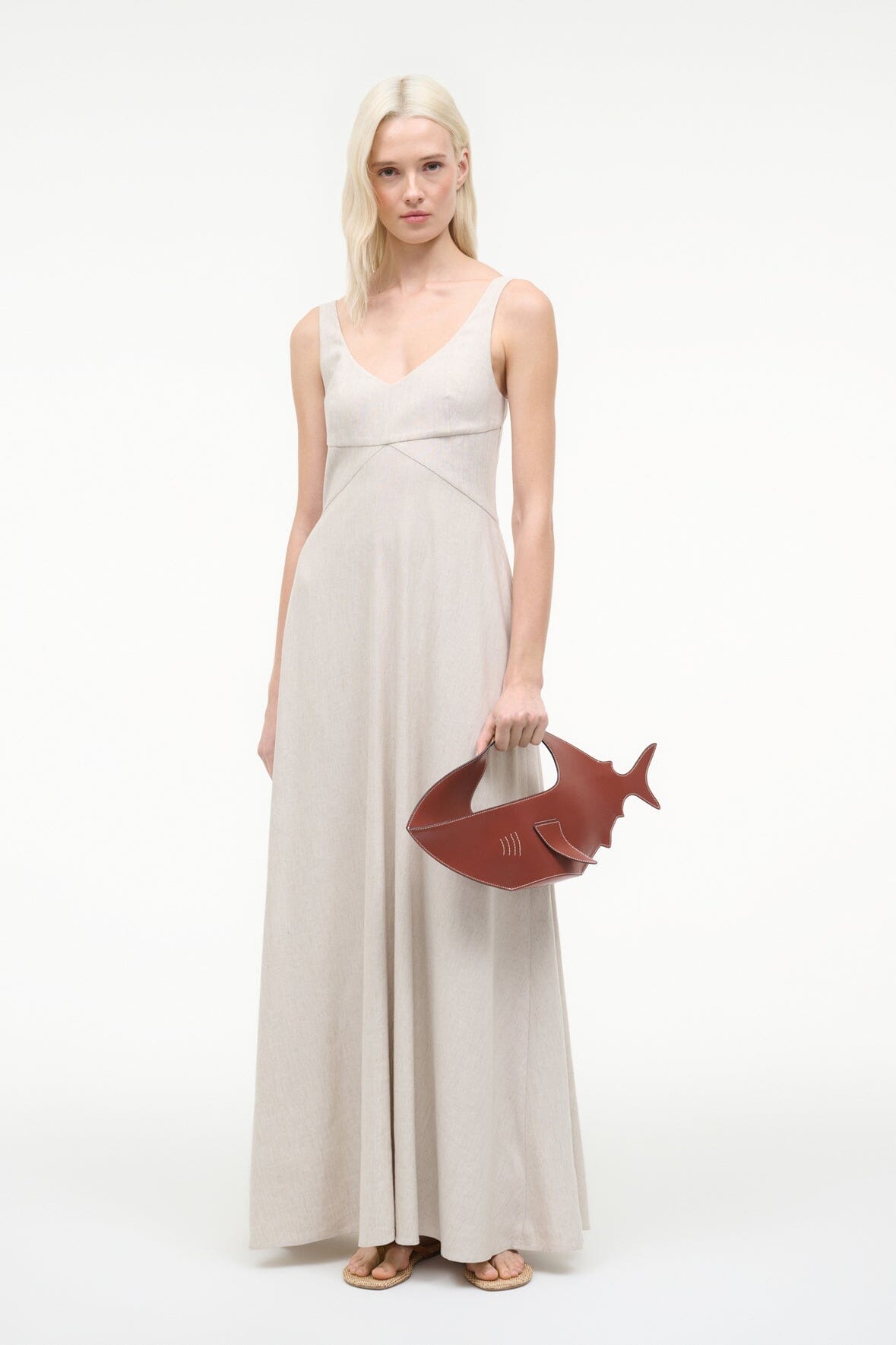 MADISON LINEN DRESS | NATURAL