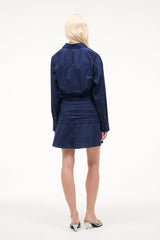 INDYA MINI DRESS | NAVY