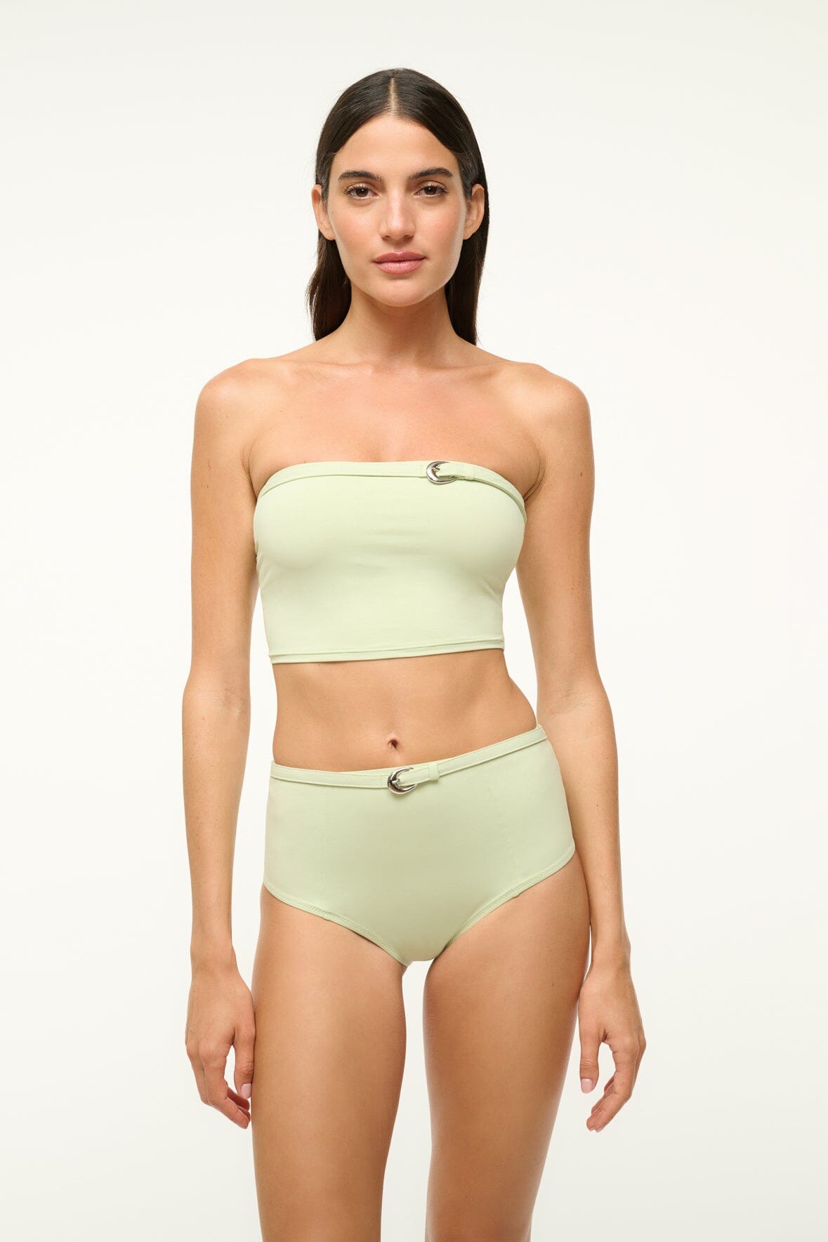 BELTED WAILEA BIKINI BOTTOM | PALE JADE