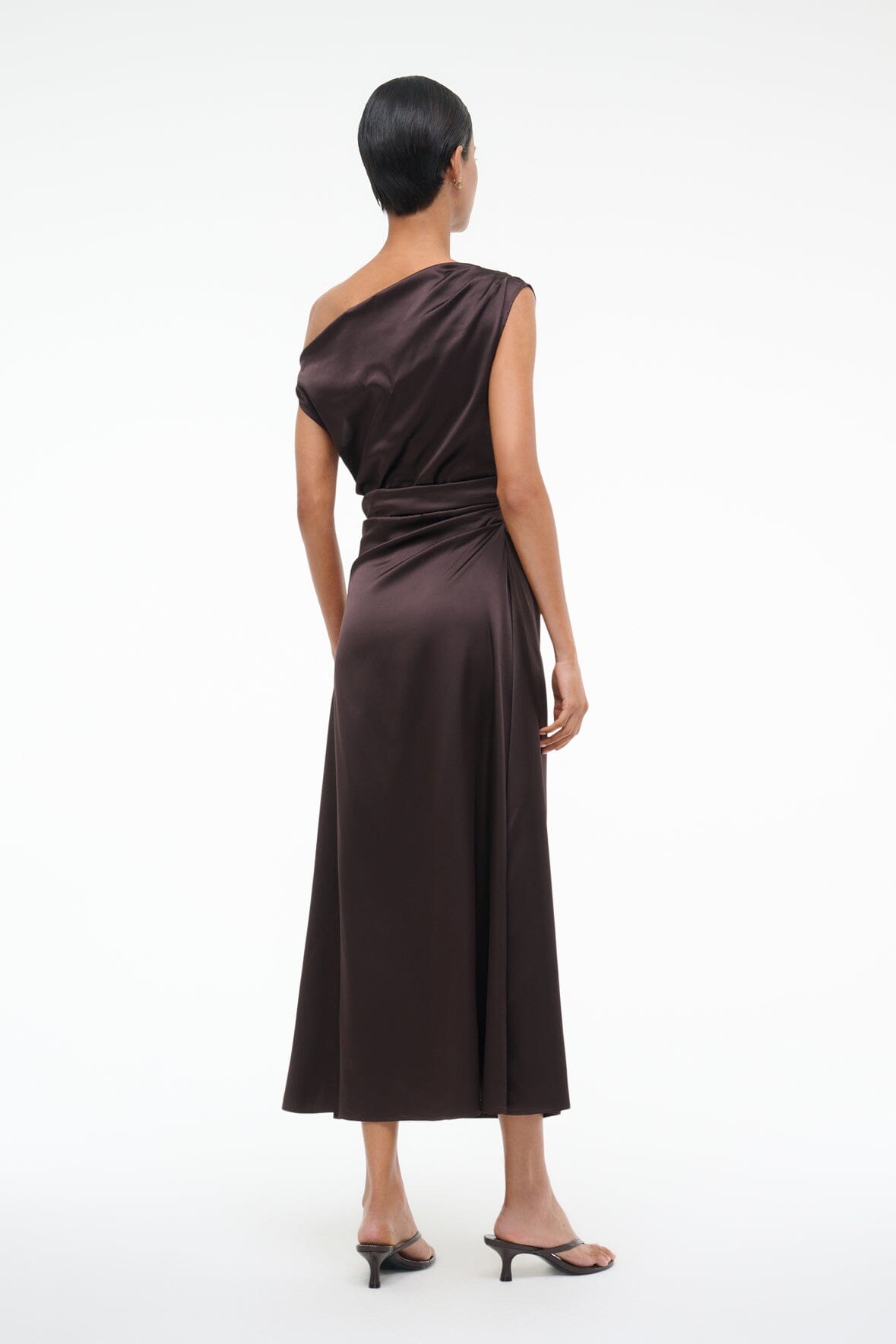 PHARE SILK DRESS | EARTH