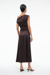 PHARE SILK DRESS | EARTH