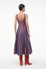 WELLS DRESS | RAILROAD STRIPE