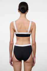 LIV BIKINI TOP | BLACK WHITE