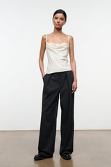 EVANGELINE TOP | IVORY SILK