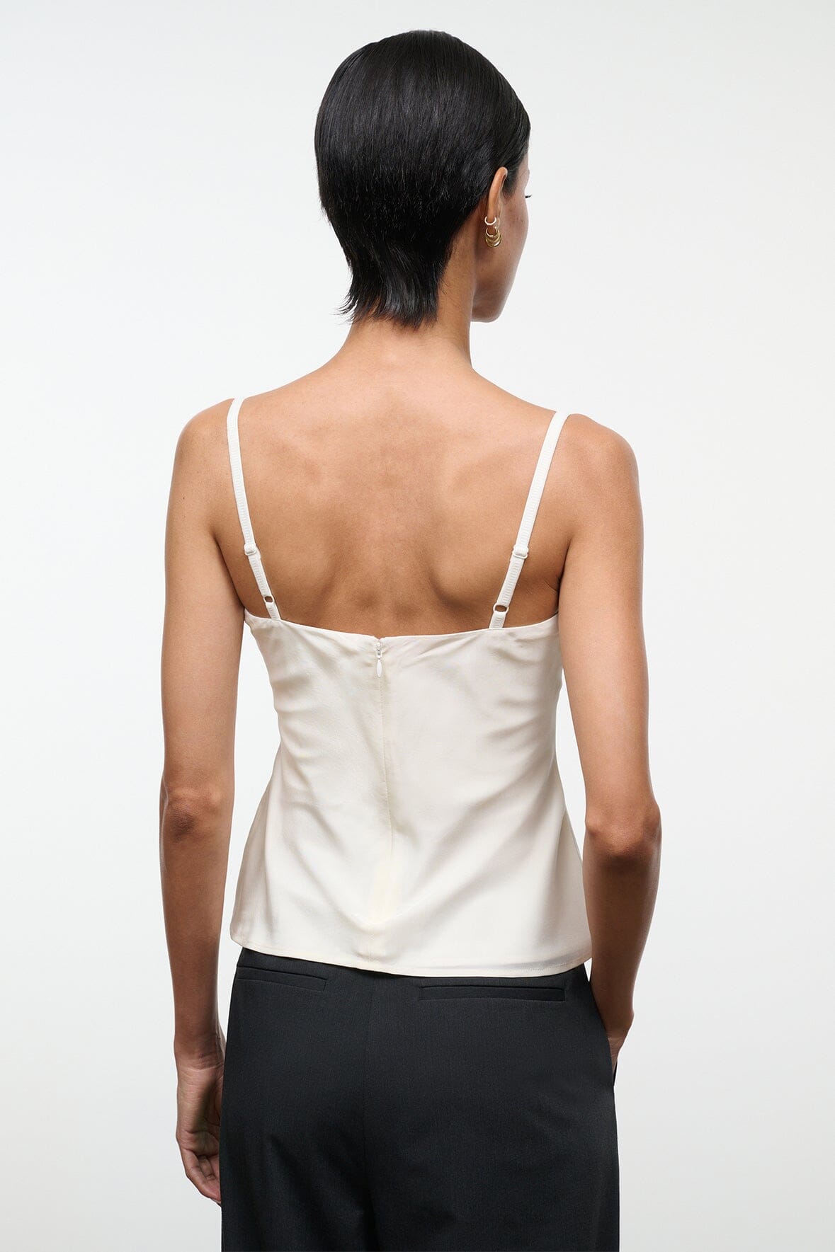 EVANGELINE TOP | IVORY SILK