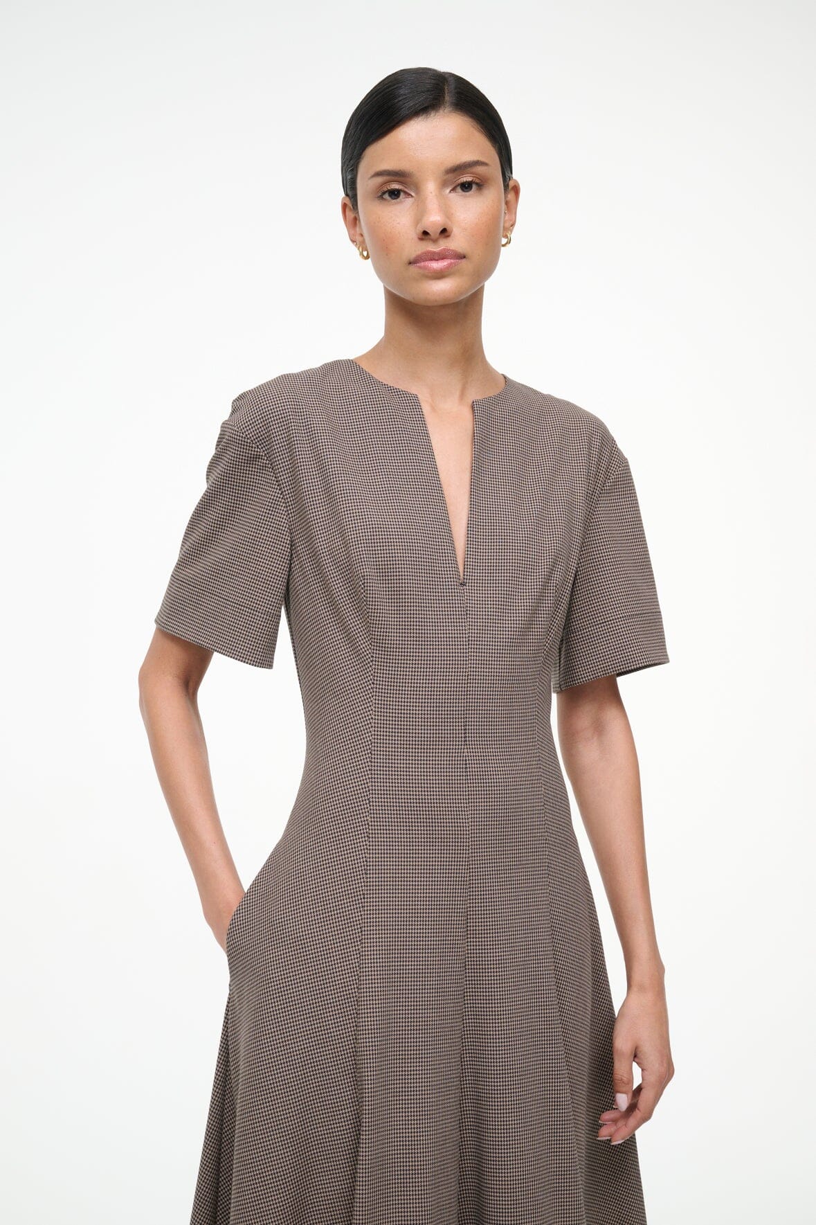 FRANCES DRESS | HOUNDSTOOTH