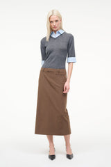 GEO DRESS | NUTMEG CHARCOAL