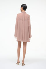 ESTHER MINI DRESS | TAUPE