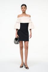 HARPER DRESS | BLACK IVORY