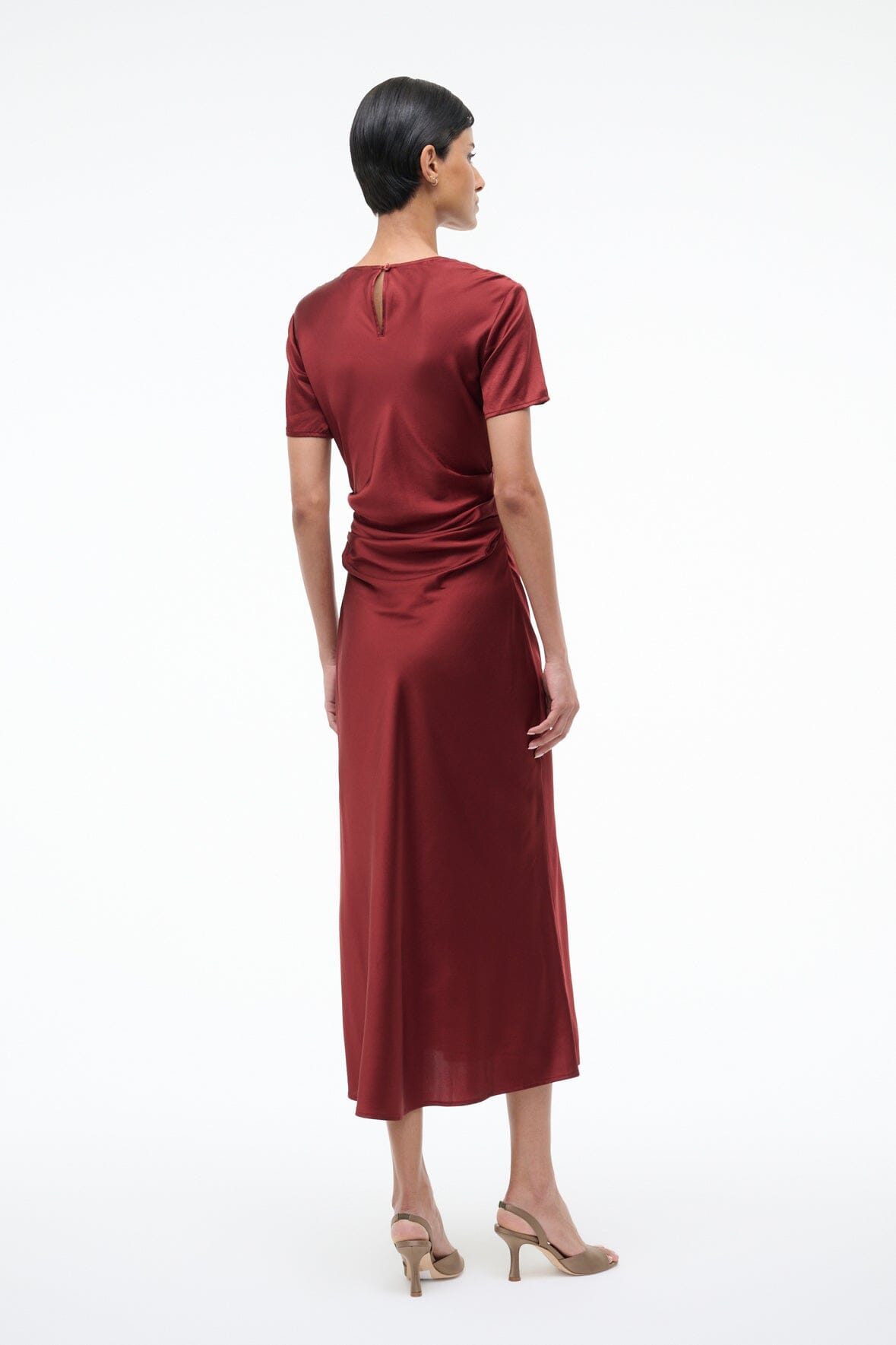MARCEL SILK DRESS | SANGRIA