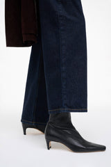 WALLY SOCK ANKLE BOOT | BLACK