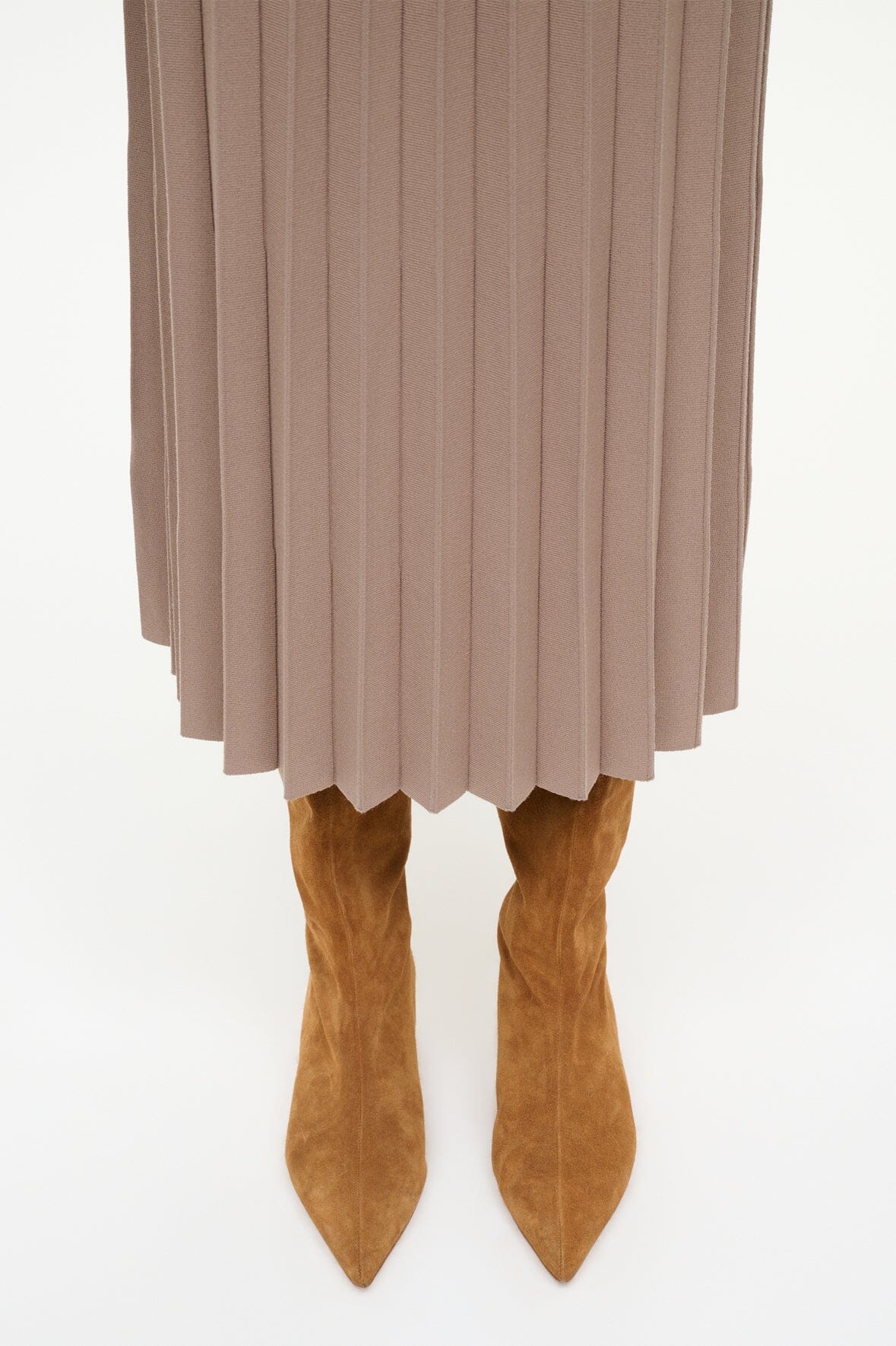 SEBASTIAN KITTEN HEEL BOOT | TAN