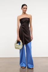 ADRIANA SILK DRESS | EARTH