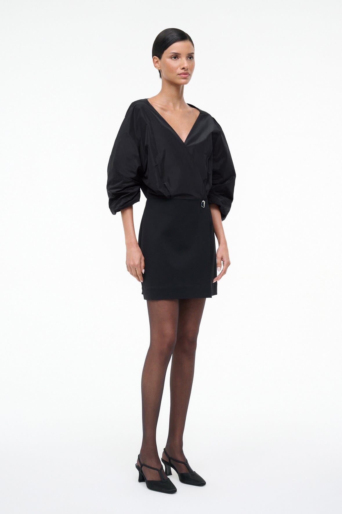 ORION MINI DRESS | BLACK