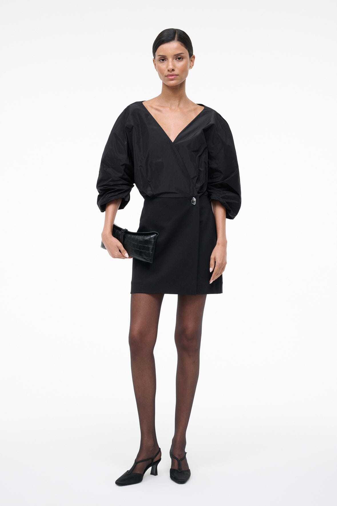 ORION MINI DRESS | BLACK