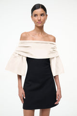 HARPER DRESS | BLACK IVORY