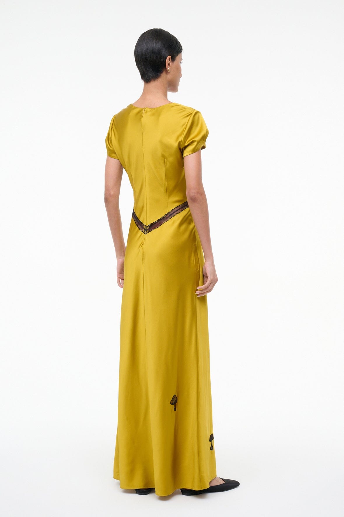 SAB SILK DRESS | TURMERIC
