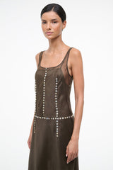 GRETA SILK DRESS | SOIL