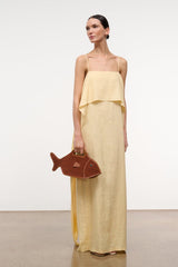 VALENCIA LINEN DRESS | BUTTER