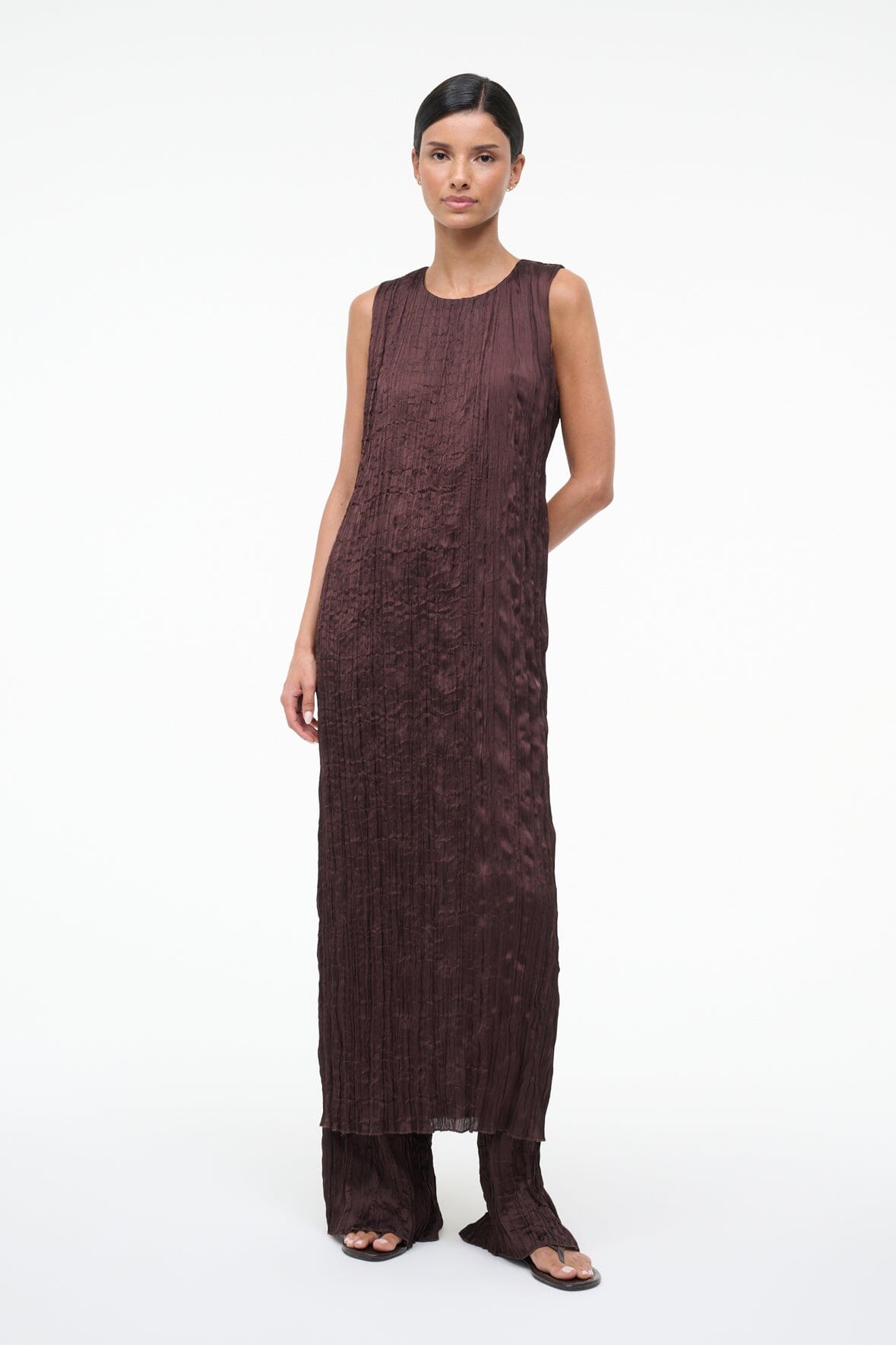MIZU DRESS | EARTH PLISSE