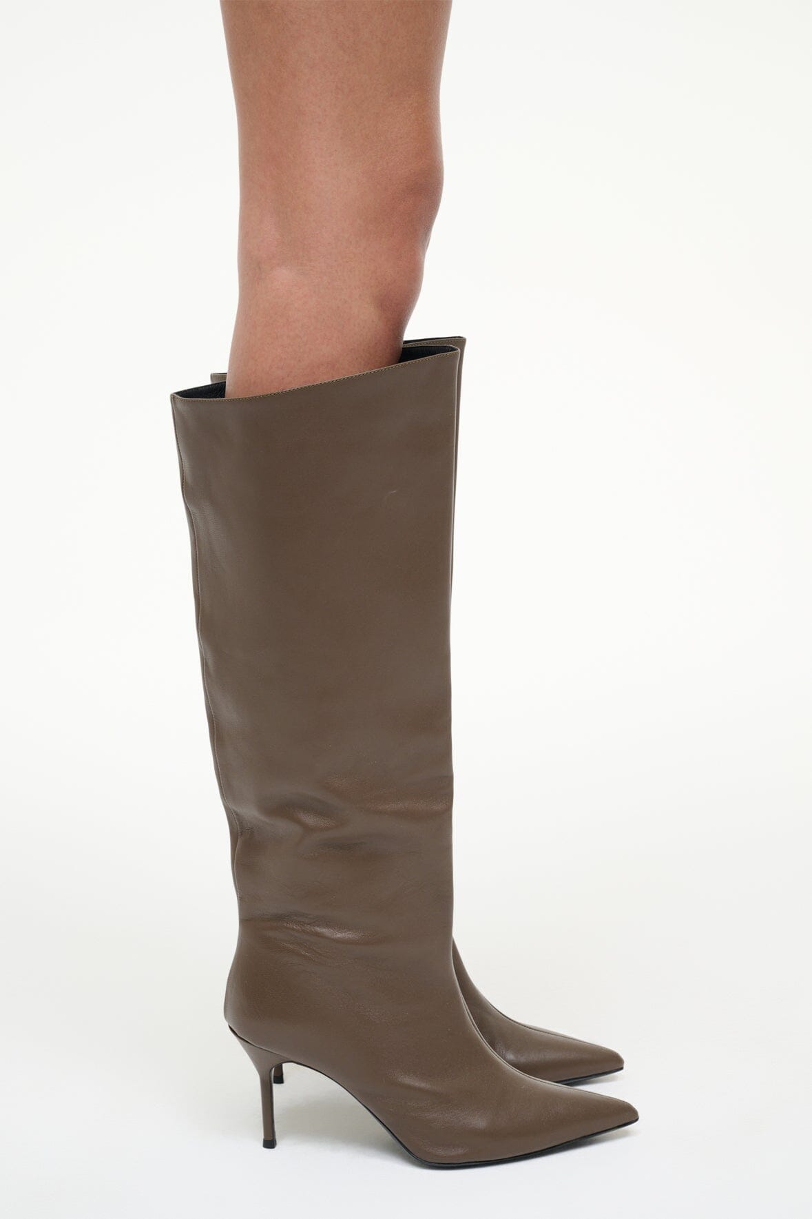 SEBASTIAN HIGH HEEL BOOT | TRUFFLE