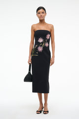BROOKE DRESS | DAHLIA DAYDREAM BLACK