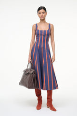 WELLS DRESS | RAILROAD STRIPE