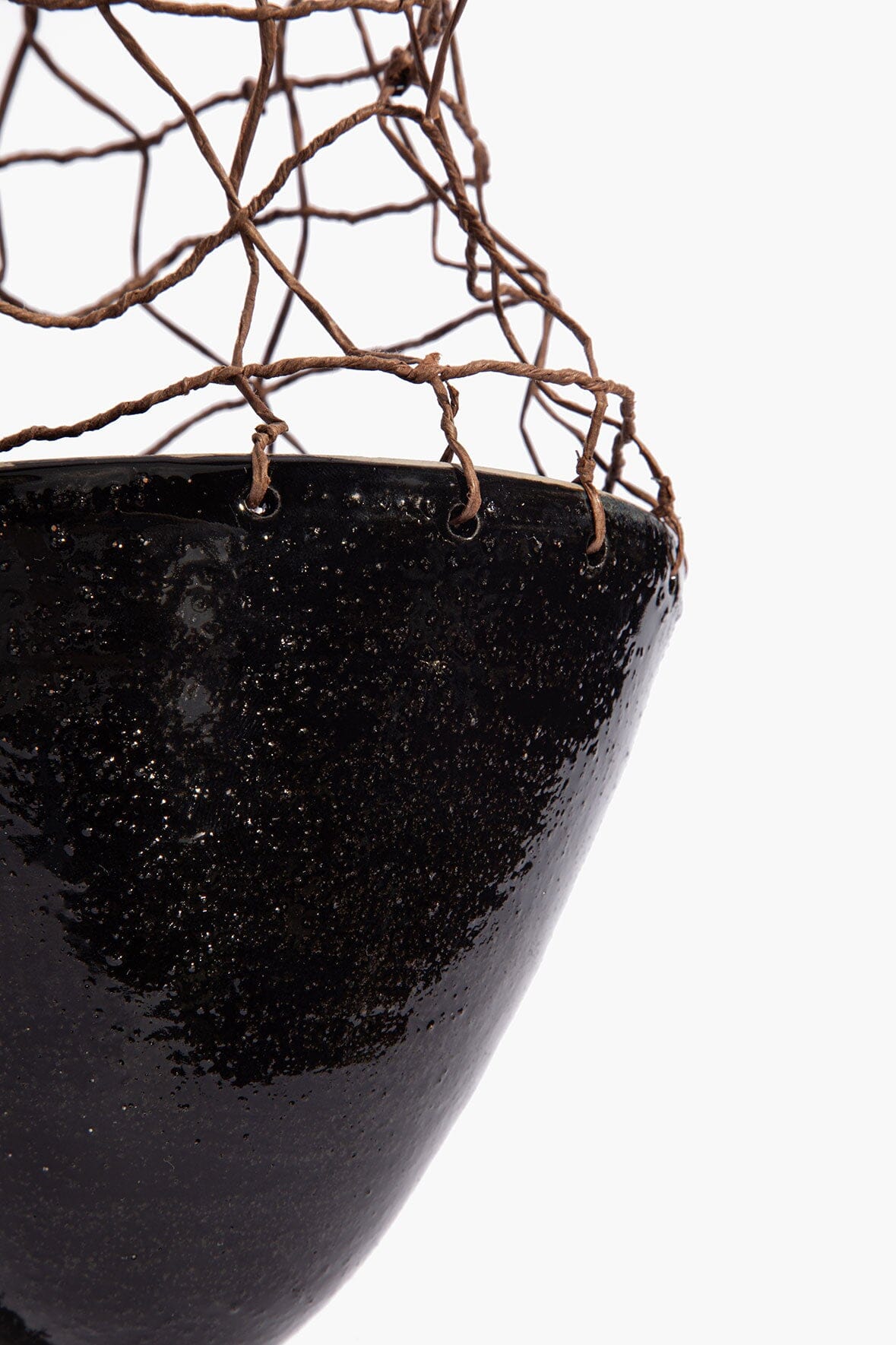 ORGANIC WOVEN CONE | CERAMIC TWINE
