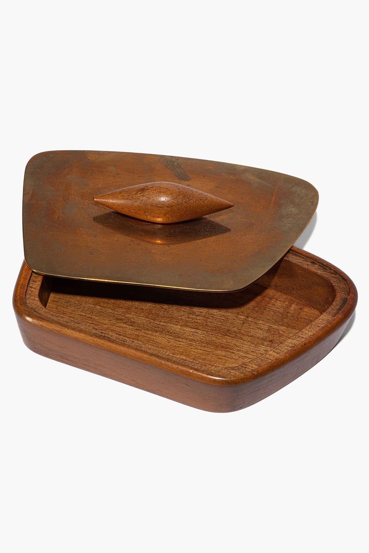 VINTAGE TRINKET BOX | BROWN