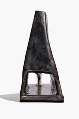 PYRAMID INCENSE HOLDER | MOLASSES GLAZE