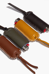 PYRE LEATHER LIGHTER COVER | ESPRESSO