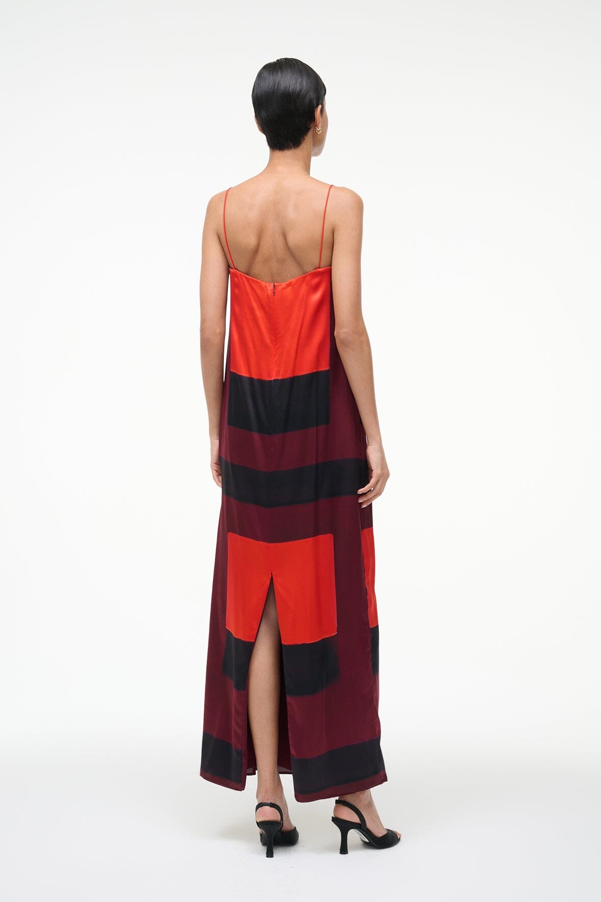 MAE SILK DRESS | RUBY PRISM