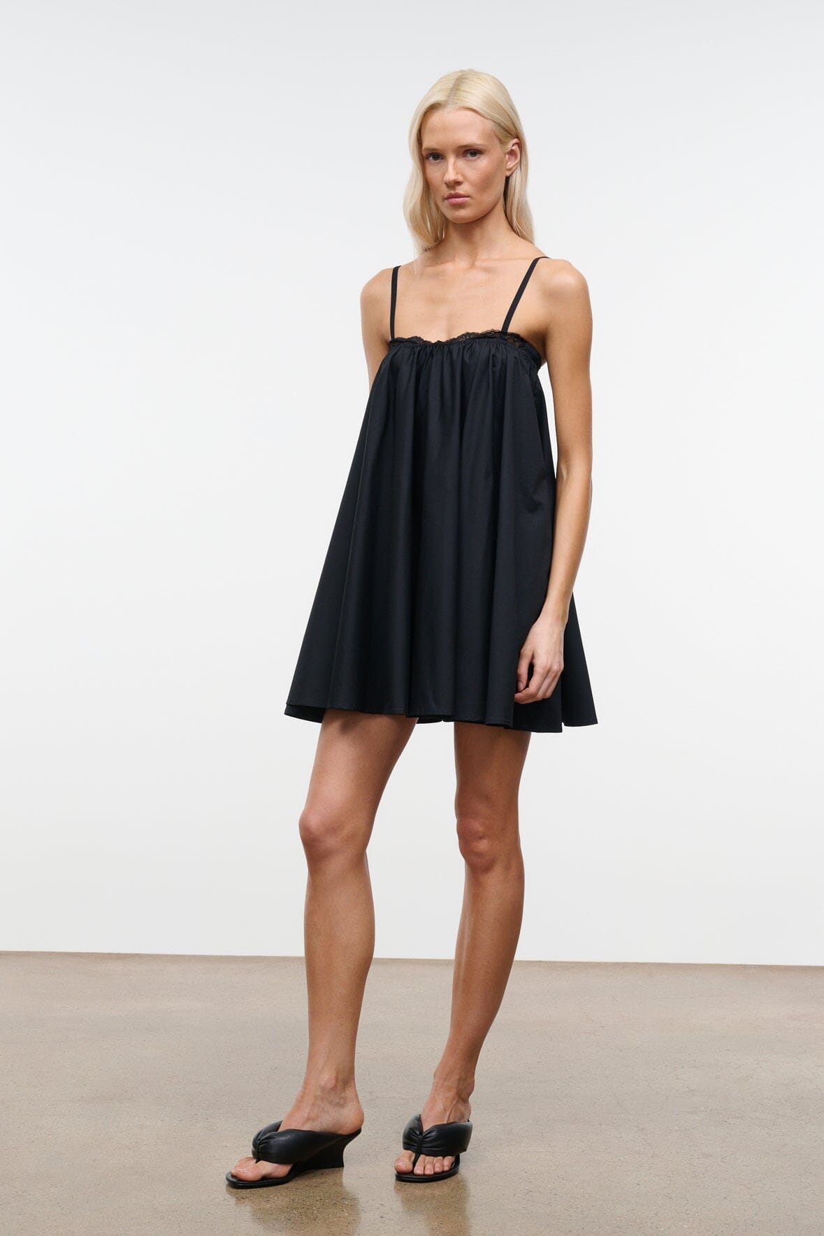 CECILY MINI DRESS | BLACK