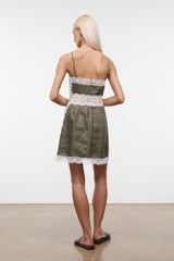 AMALINA LINEN MINI DRESS | THYME