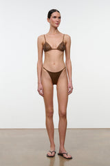 SISLEY STRING BIKINI BOTTOM | BRONZE