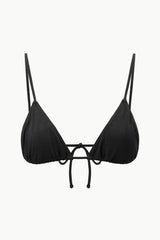 ALEXIS TRIANGLE TOP | BLACK