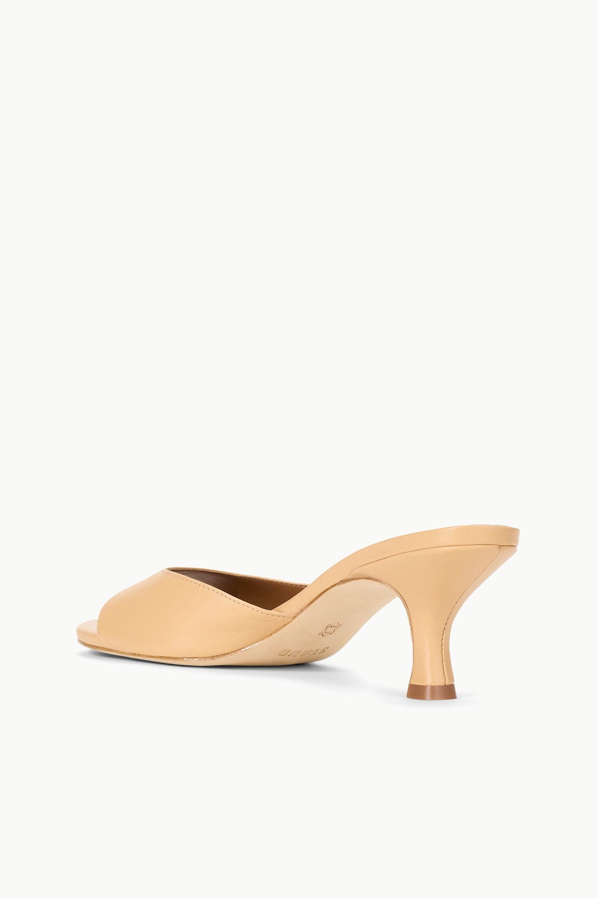 BRIGITTE LEATHER MULE | PORCINI