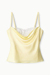 EVANGELINE TOP | KEY LIME SILK