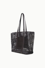 GETAWAY HAND-KNOTTED TOTE BAG | ESPRESSO