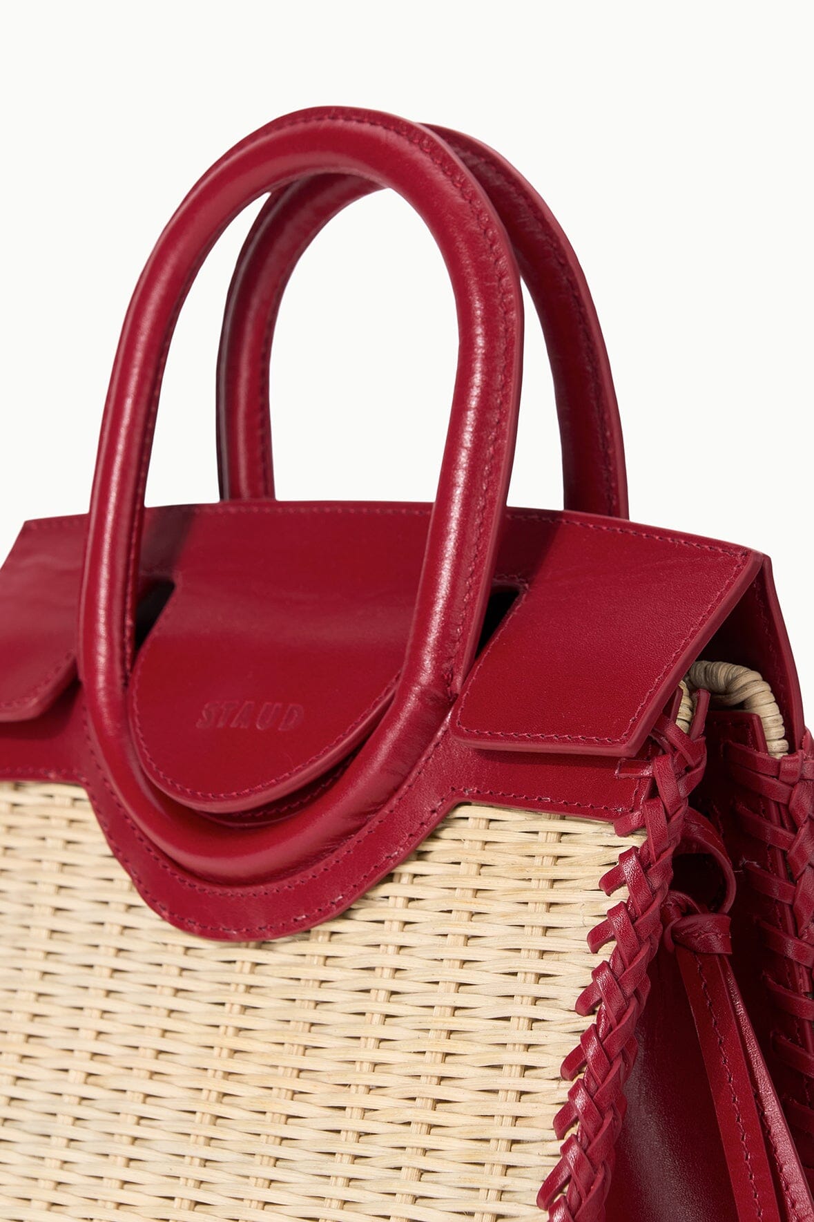 MAUDE MINI WICKER CARRYALL | NATURAL ROUGE