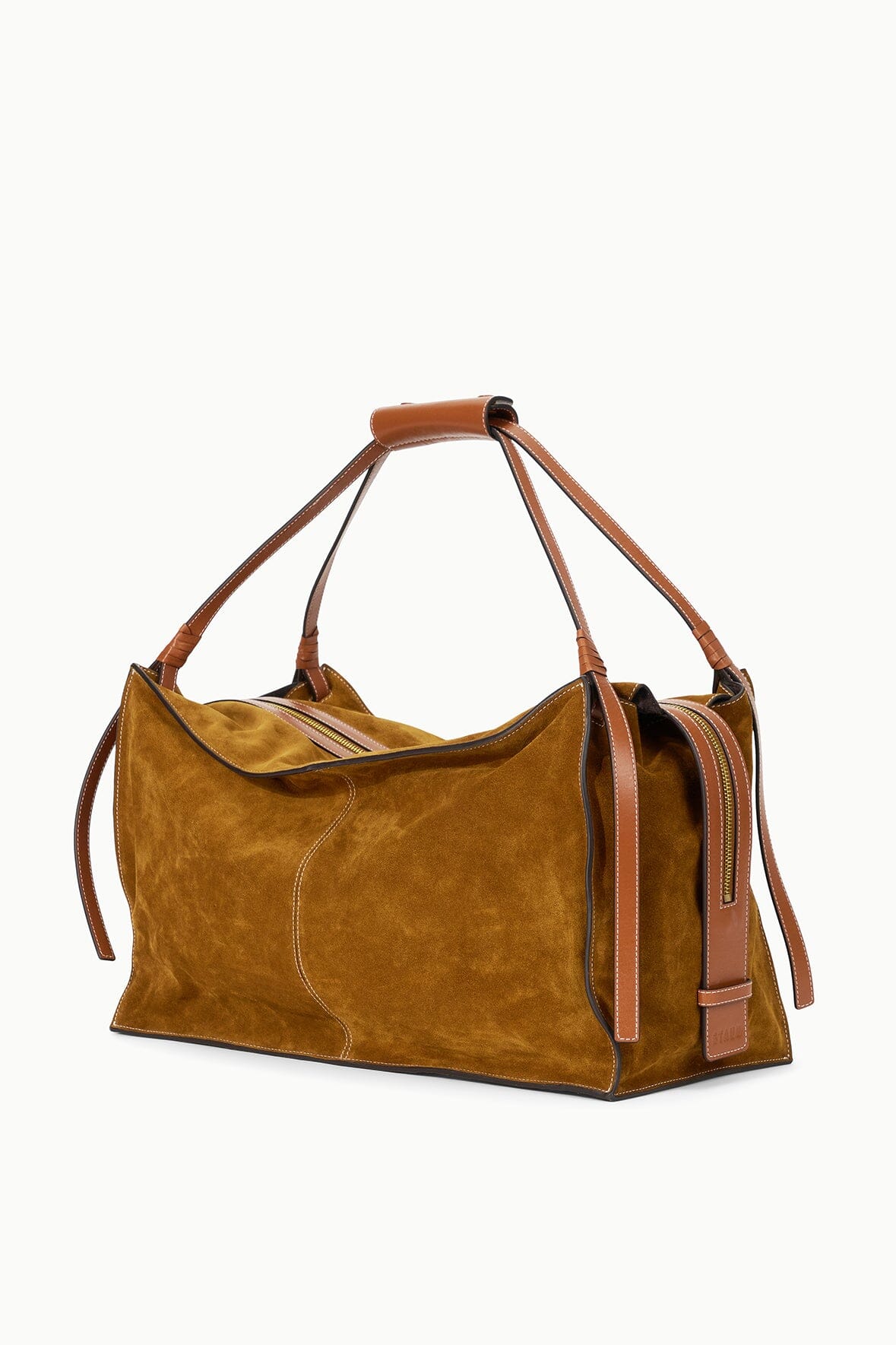 LARGE HAROLD BAG | TAN SUEDE