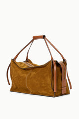 LARGE HAROLD BAG | TAN SUEDE