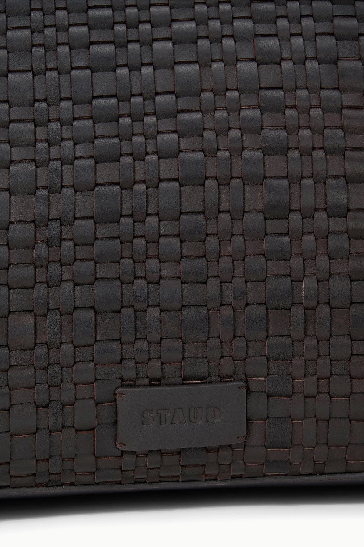 HESTER SATCHEL | ESPRESSO WOVEN LEATHER