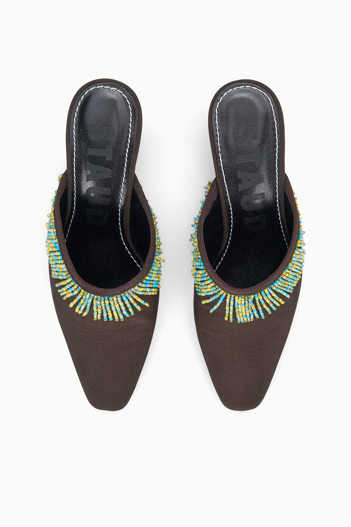 JOANNA KITTEN HEEL MULE | ESPRESSO