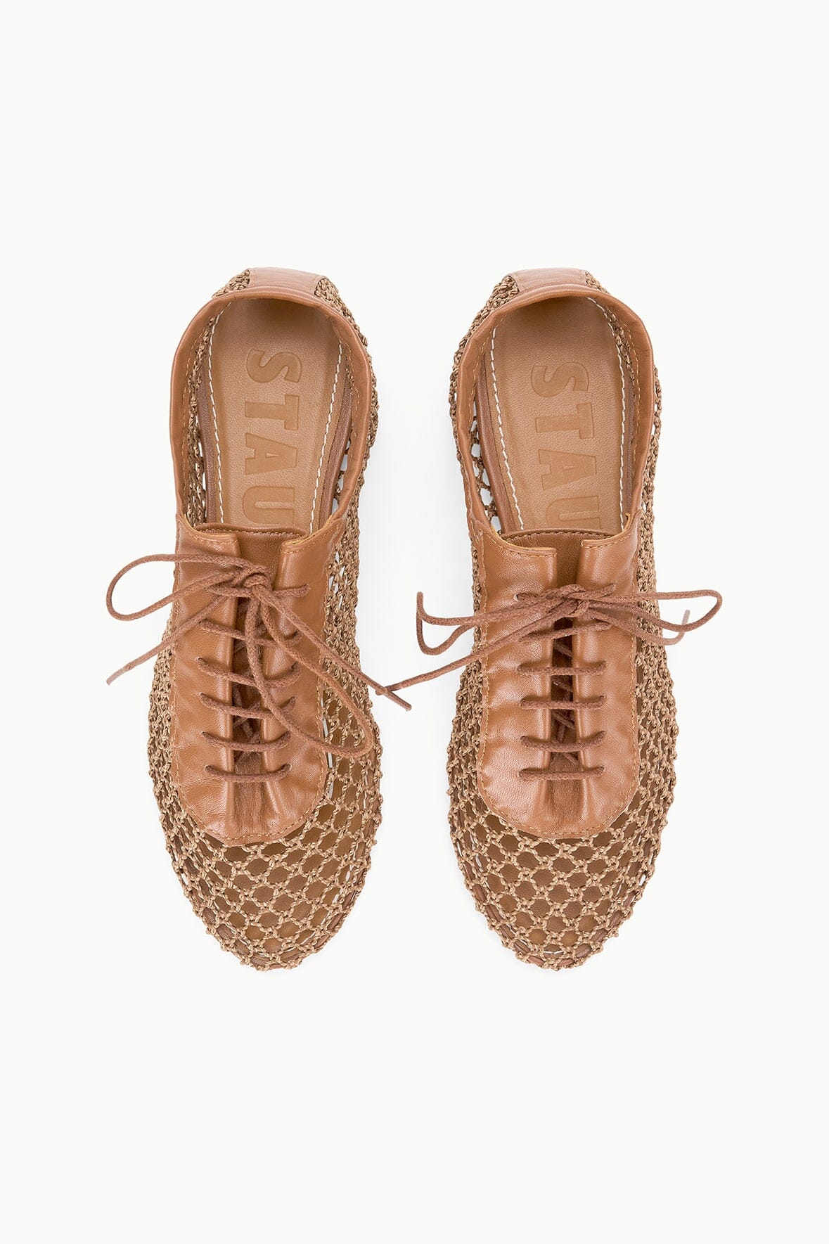 KIT LACE UP FLAT | TAN